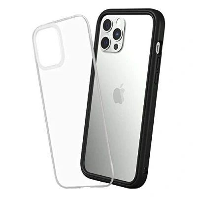 Image de RhinoShield Coque Compatible avec [iPhone 12 Pro Max] Mod NX Protection Fine Personnalisable Technologie Absorption des Chocs [sans BPA] Noir