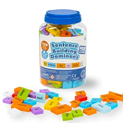 Image de Learning Resources Dominos de construction phrases