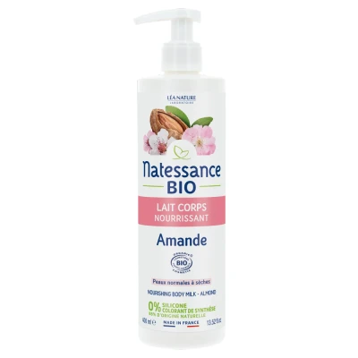 Image de Natessance Lait corps nourrissant Amande Bio 400ml