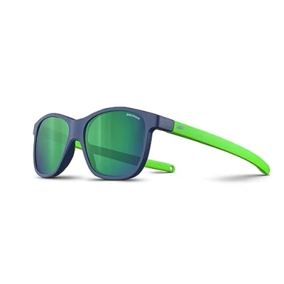 Image de Julbo Turn 2 Lunettes de Soleil, Bleu Foncé/Vert, Taille Unique Mixte Enfant