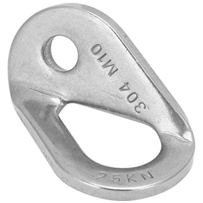 Image de RiToEasysports Cintre de Clou d&#039;expansion, 25KN Escalade extérieure Piton Expansion Boulon Protection Robuste d&#039;ancre spéléologie en Acier Inoxydable
