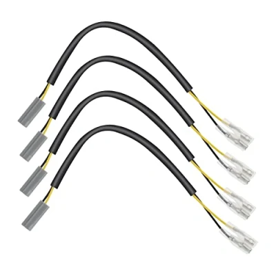 Image de Be In Your Mind Lot de 4 adaptateurs câblage pour clignotants compatibles avec Yamaha 22,5 cm
