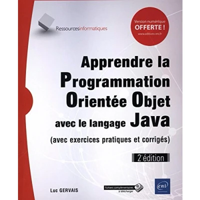 Image de Apprendre la Programmation Orientée Objet Avec le langage Java: exercices pratiques et corrigés