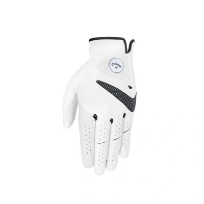 Image de Callaway Golf Syntech Gant de pour Homme 2025 Main Gauche Golfeur droitier Taille L Blanc