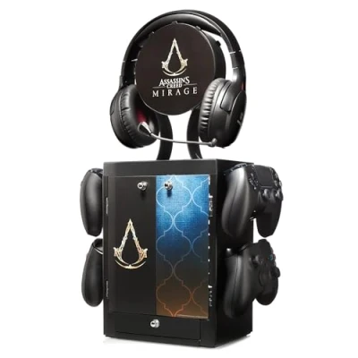 Image de NUMSKULL OFFICIAL ASSASSIN&#039;S CREED GAMING LOCKER CONTROLLER HOLDER &amp; H