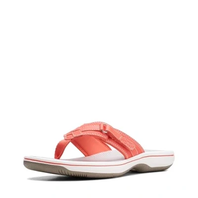 Image de Clarks Femme Breeze Sea Tongues, Corail Brillant synthétique, 39 EU