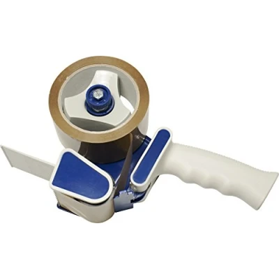 Image de Pavo Premium Packet feuillard Dévidoir avec frein pour ruban jusqu&#039;à emballage 66 m x 50 mm, bleu, 8002092