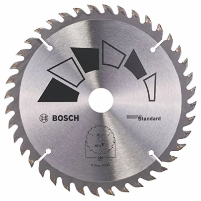 Image de Bosch 1x Lame de Scie Circulaire Standard (pour Bois, Ø 160 x 2.2/1.5 20/16 mm, 40 Dents, ATB, avec Bague Réduction 16 Accessoire Circulaire)