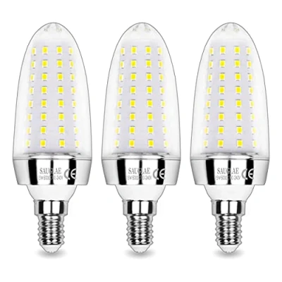 Image de SAUGLAE Ampoules LED 15W, Équivalent 120W Ampoule Incandescente, 6000K Blanc Froid, 1700 Lm, à E14 Petite Vis Edison, 3 Pièces