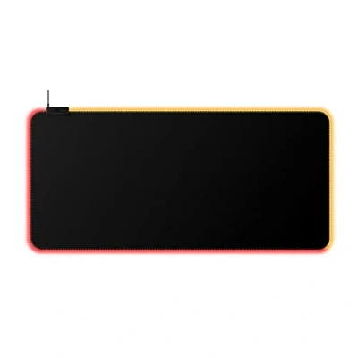Image de HyperX Pulsefire Mat RGB Mouse Pad Tapis de souris RGB, XL, Effets lumineux Surface en tissu enroulable, Mémoire embarquée, Permutation profils via capteur tactile, Logiciel NGENUITY