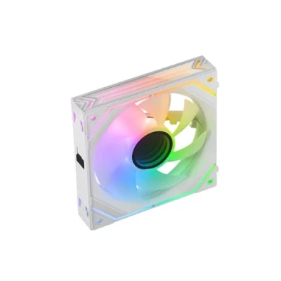 Image de MARSGAMING Mars Gaming MF LINKFINITY Blanc, Ventilateur Modulaire PWM 120mm, Système de Connexion LINKFINITY, Éclairage Infinity Mirror ARGB 360, Ultra Silencieux 12dB
