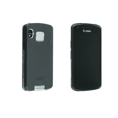 Image de caseroxx Coque pour Zebra EC50 / EC55, TPU Housse Étui de Protection Antichoc Smartphone (Coque Coloris Noir)