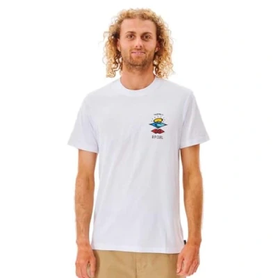 Image de Rip Curl Search ICON Tshirt imprimé, Homme, Taille: XL, White