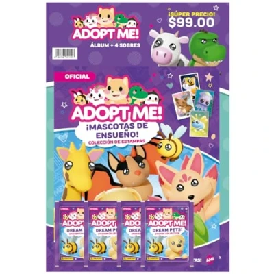Image de Panini Adopt ME on Roblox Album + 2 Pochettes 1 Carte édition limitée, 004746SPCFGD