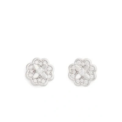Image de kate spade new york MINI Studs Boucles d&#039;oreilles clear/silvercoloured, Femme, Taille: One Size, Clear/silver coloured