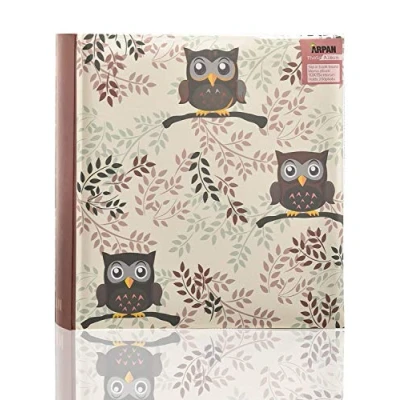 Image de Arpan Slip en Memo Conception hibou 200 tient 6x4 &quot;/ 15x10cm Album photo