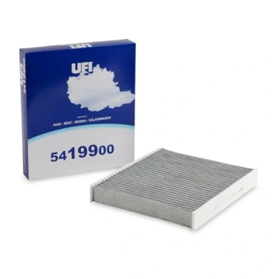Image de UFI Filters, Charcoal Cabin Filter 54.199.00, Filtre à cabine de Remplacement, Adapté aux Voitures, Applicable sur Divers Modèles Audi, Seat, Skoda et Volkswagen