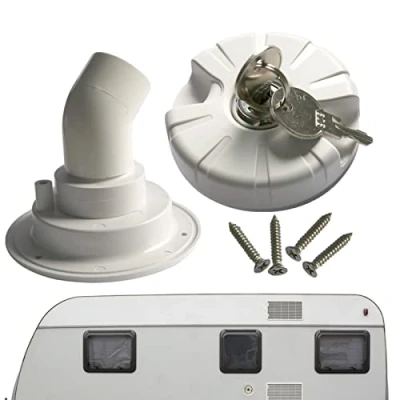 Image de Youao Trappe Remplissage d&#039;eau Douce Bouchon Verrouillage pour Camping Car,Bouchon étanche verrouillable avec 2 clés Car Caravane RV