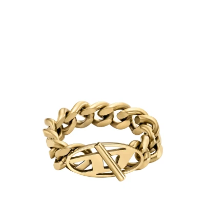 Image de Diesel Bague goldcoloured, Homme, Taille: 50, Gold coloured