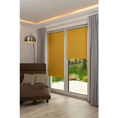 Image de K Home Klemmfix 542800 6 Store Enrouleur occultant Jaune 90 x 150 cm (l L)
