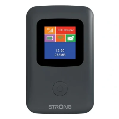 Image de STRONG Routeur 4G LTE 150 MbpsHotspot WiFi MobileEcran CouleurCompatible Tout opérateur et Carte SIMAucune Configurationsans FilGarantie 4 Ans