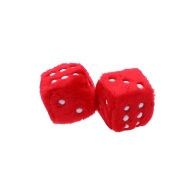 Image de CARPOINT Fuzzy Dice 0510079 Désodorisant Rouge