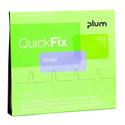 Image de élastiques imperméables hypoallergéniques Werke 76013 Distributeur de pansements Quickfix, 90 x EL/WF