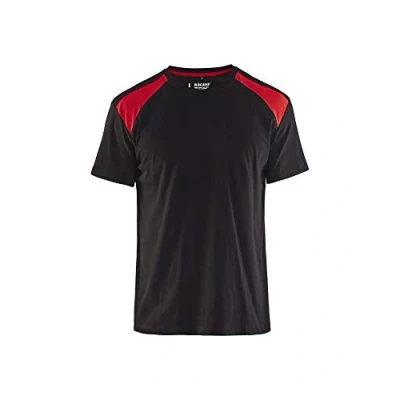 Image de Blaklader 33791042 T SHIRT, noir/rouge, taille 4XL