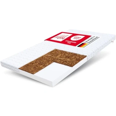 Image de Matelas BABY Coco 80x190 cm Mousse + Fibre PREMIUM Confort de vos rêves !