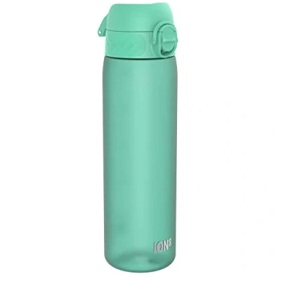 Image de Ion8 Gourde, 500ml, Anti Fuite, Facile à Ouvrir, Verrouillage Sécurisé, Lavable en Lave vaisselle, Sans BPA, Poignée de Transport, S&#039;adapte aux Porte gobelets, Nettoyer, Bleu Sarcelle