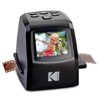 Image de KODAK Mini Scanner numérique de Films et Diapositives Convertit Les négatifs 35 mm, 126, 110, Super 8 mm en Images JPEG 22 MP Comprend Écran LCD 2,4