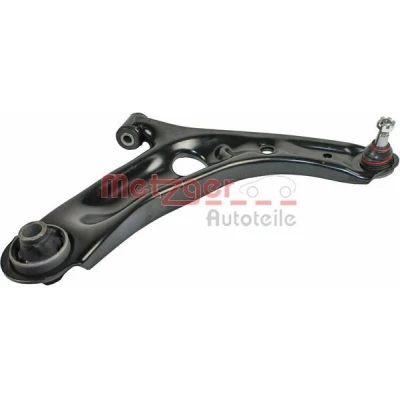 Image de METZGER 58061202 Bras de suspension KIT + avec rotule suspension, support en caoutchouc Essieu avant droit barre oscillant transversal