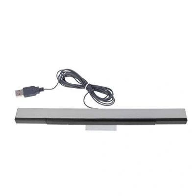 Image de Max Tonsen Wired Receiver USB Interface Ray Remote Sensor Bar Reciever Inductor Compatible with Game Accessories Gris