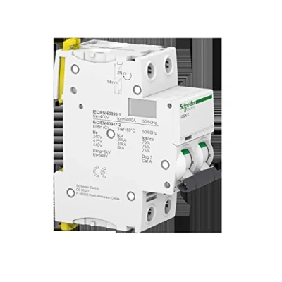 Image de Schneider Electric Acti9, iC60N disjoncteur 2P 3A courbe C A9F74203