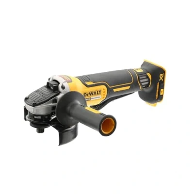 Image de DEWALT Meuleuse XR 18V Brushless 125mm Interrupteur à Palette Outillage Sans Batterie Ni Moteur Poignée Latérale 2 Positions, Carter de Protection Réglable &amp; Clé Service Inclus, DCG406N XJ