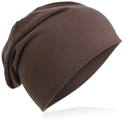 Image de Miobo Bonnet Tombant Classique Type Beanie,Jersey Slouch Beanie Long Chapeau Unisexe, Taille Unique, XXL