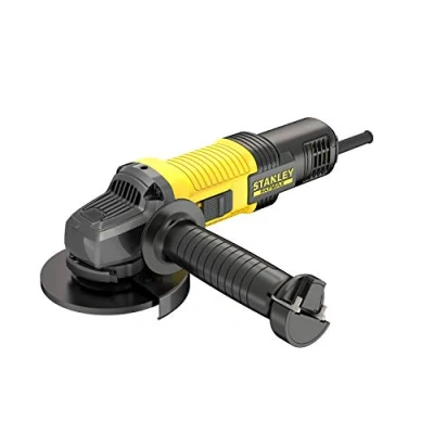 Image de Stanley FATMAX Meuleuse d&#039;Angle Filaire 850W 125 mm 12000 trs/min Démarrage Progressif Câble 4m Carter Ouvert et Fermé Sans Malette de Transport Gamme FMEG220 QS