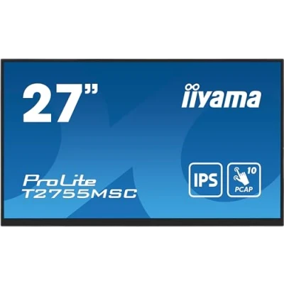 Image de Iiyama Prolite T2755MSC B1 écran Plat de PC 68,6 cm (27&quot;) 1920 x 1080 Pixels Full HD LED Écran Tactile Dessus Table Noir