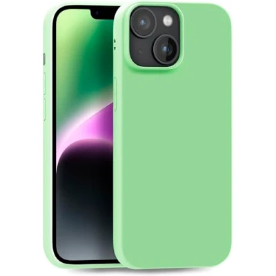 Image de MyGadget Coque pour iPhone 14 Case TPU Souple Cover Protection Extra Fine &amp; Légère Étui Coloré Anti Choc et Rayures Vert