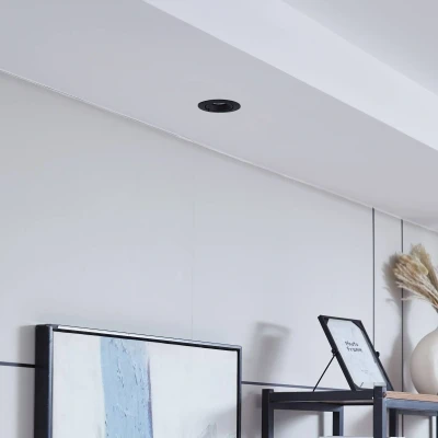 Image de Arcchio Harcos downlight LED, noir, Ø 8 cm, 4.000K