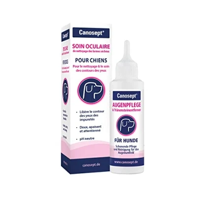 Image de Canosept Nettoyant Yeux Pour chien 120 ml Le Nettoyage Et Soin Des Contours Sans Parfums Soins oculaire