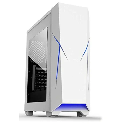 Image de Talius Xentinel Boîtier Gaming ATX USB 3.0 2.0 sans Source Blanc