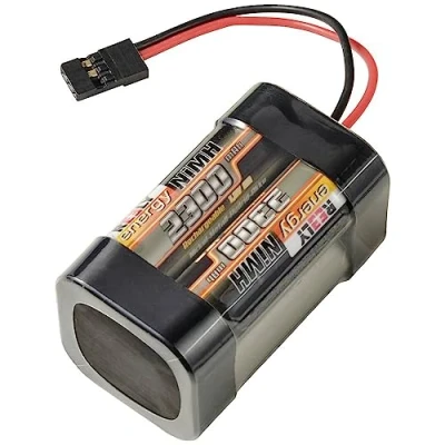 Image de Reely Batterie réceptrice (NiMh) 4.8 V 2300 mAh Nombre de cellules: 4 LR6 (AA) Bloc fiche JR Femelle