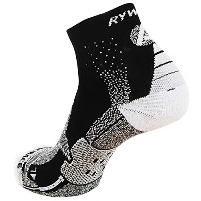 Image de Rywan Chaussettes de course unisexe Atmo Race, Mixte, course, 102074038, noir, 41 43