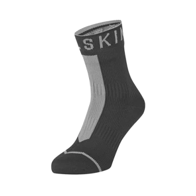 Image de SEALSKINZ unisexe chaussette imperméable Hydrostop jusqu&#039;à la cheville pour tous les températures noir, L