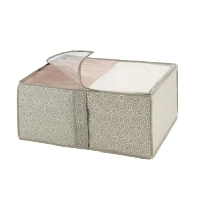Image de WENKO Boîtes de rangement soft Balance M Boîte avec hublot Taupe