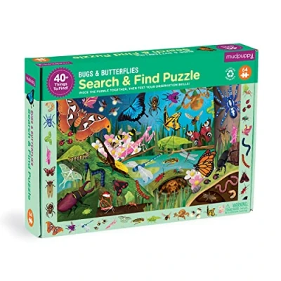 Image de Bugs &amp; Butterflies 64 Piece Search Find Puzzle