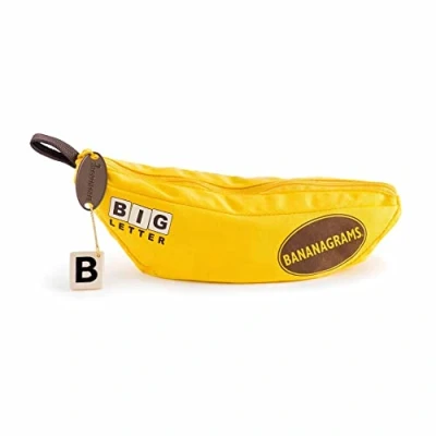 Image de Bananagrams , Big Letter Word Game Ages 7+ 1 8 Players 10+ Minutes Playing Time