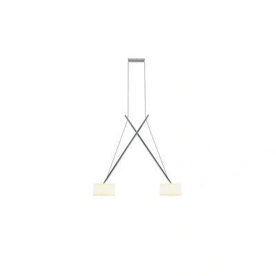 Image de Serien Lighting Suspension LED Twin qui fait le grand écart