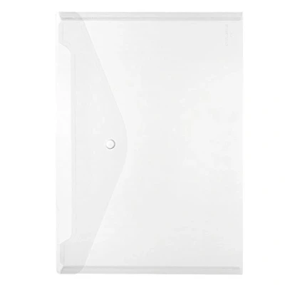 Image de Herlitz 10657930 Porte documents A4 avec bouton pression, lot de 6, incolore. neutre